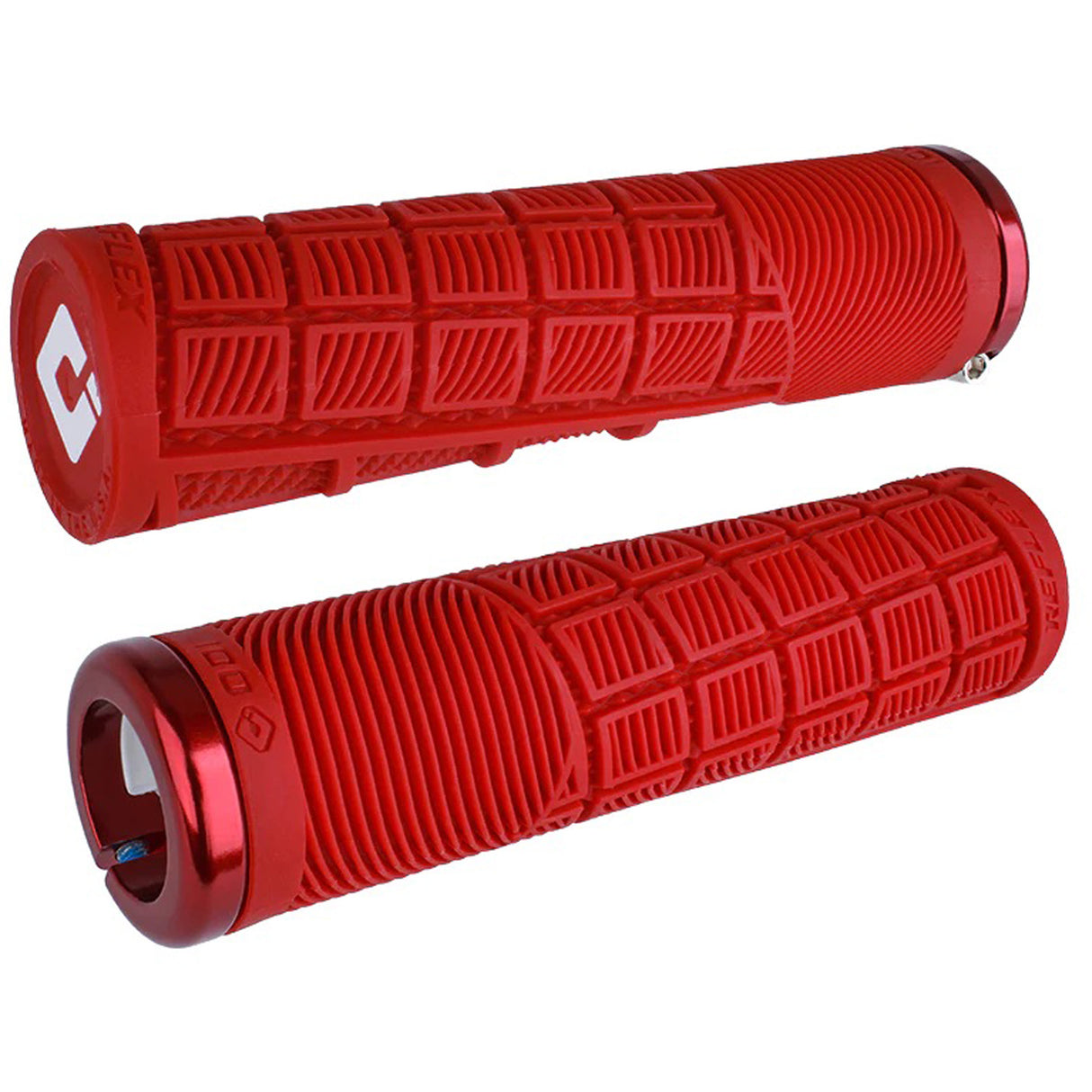 Lock-On MTB, Reflex Grip - Red/Red