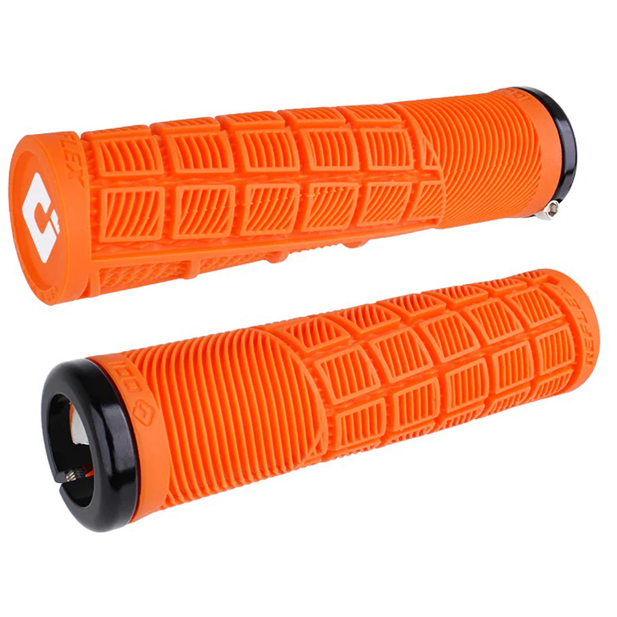 Lock-On MTB, Reflex Grip - Orange/Black