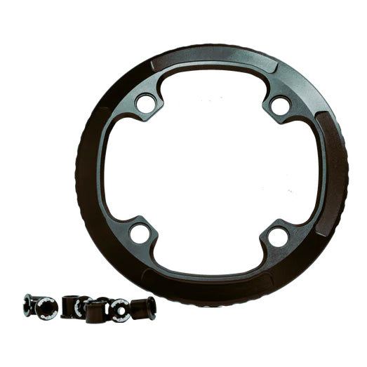 Bash Guard + Nuts 32-34t, Black