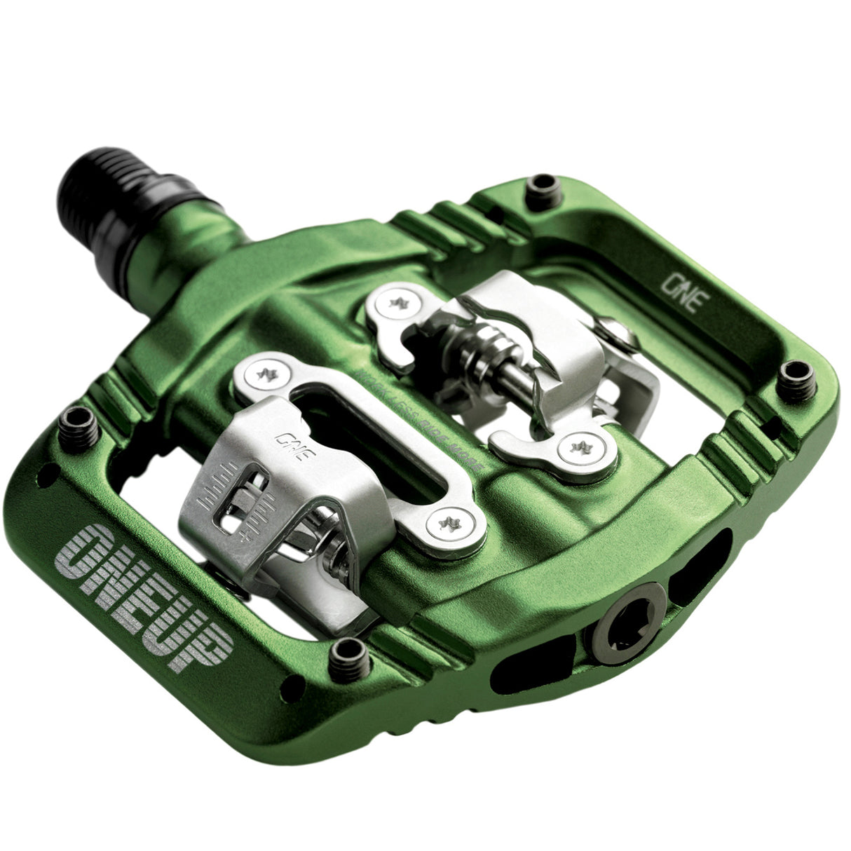 Clip Pedals, CrMo, Dark Green