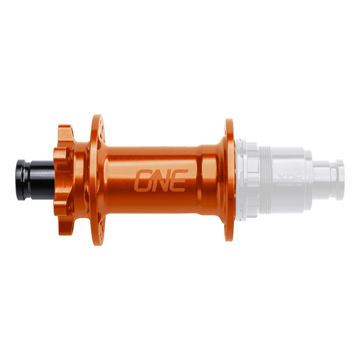 6B-Disc Rear Hub, 12x148mm, No FH, 32h, Orange