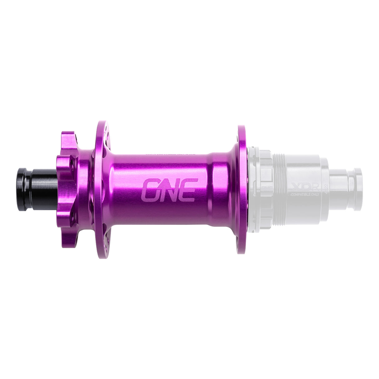 6B-Disc Rear Hub, 12x148mm, No FH, 32h, Purple
