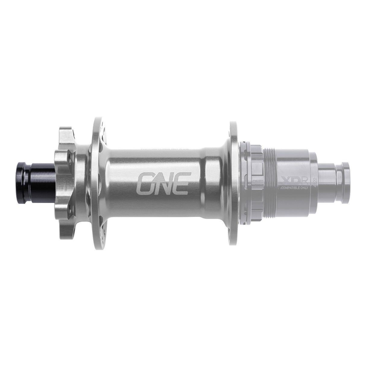 6B-Disc Rear Hub, 12x148mm, No FH, 32h, Silver