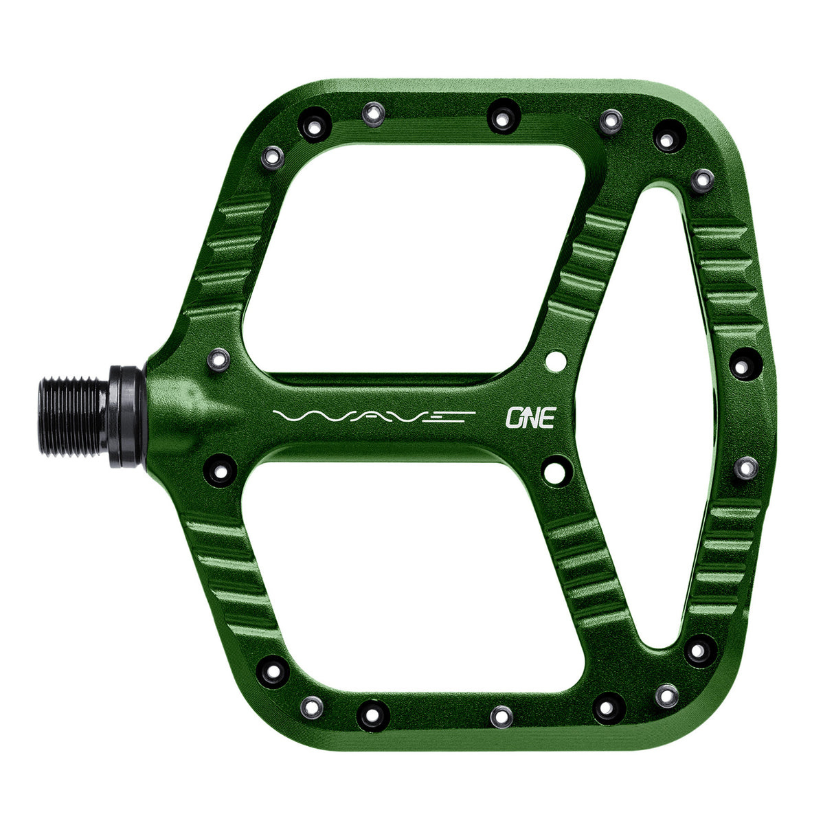 Wave Platform Pedals, Dark Green