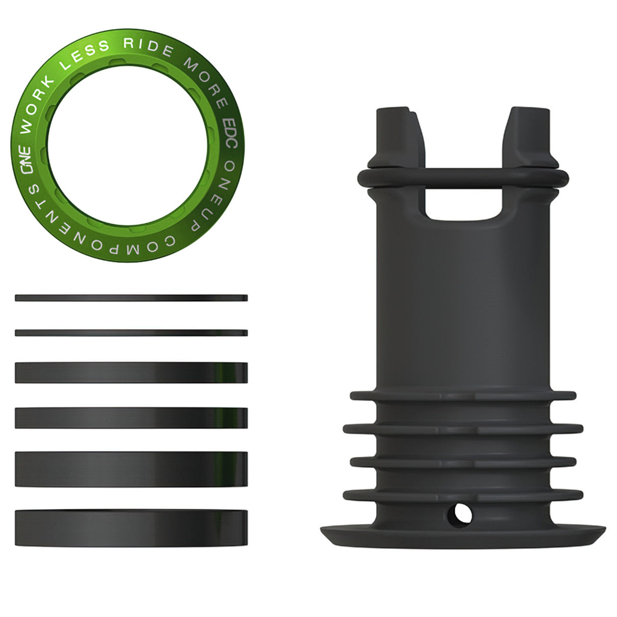 EDC Threaded Top Cap, Dark Green