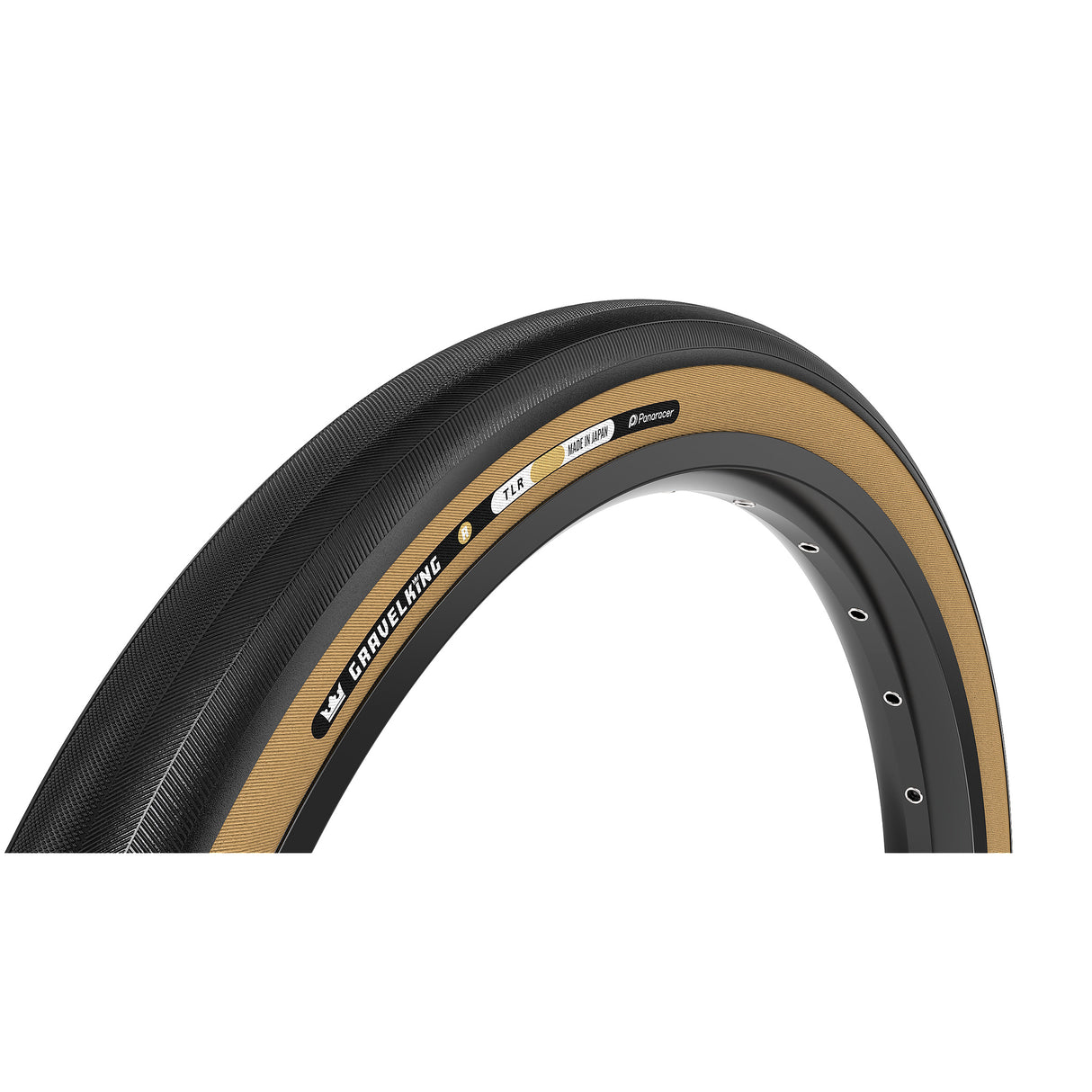GravelKing R Tire, 700x30, TLC, Black/Amber