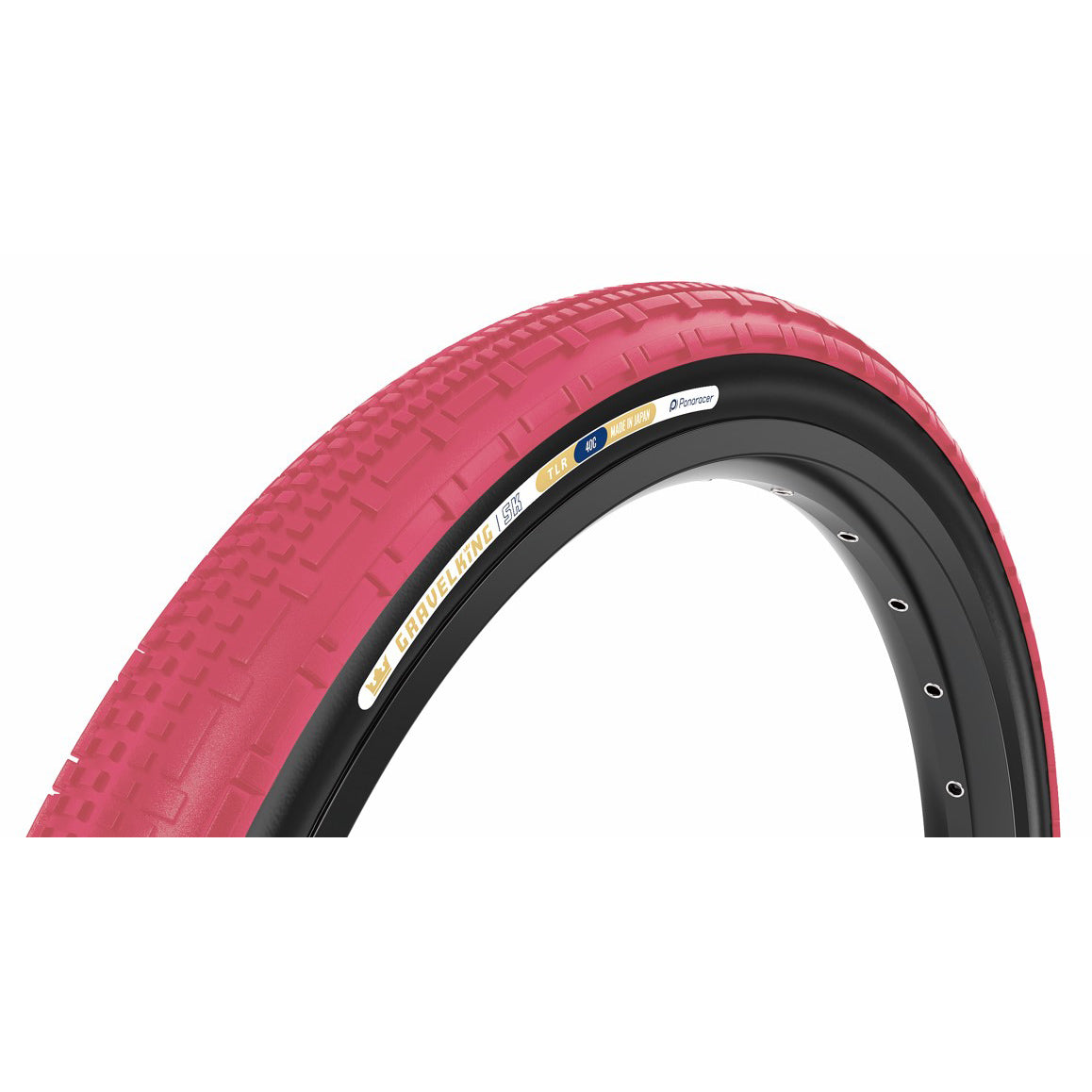 GravelKing SK Tire, 700x45, TLC, Cranberry/Black NLA