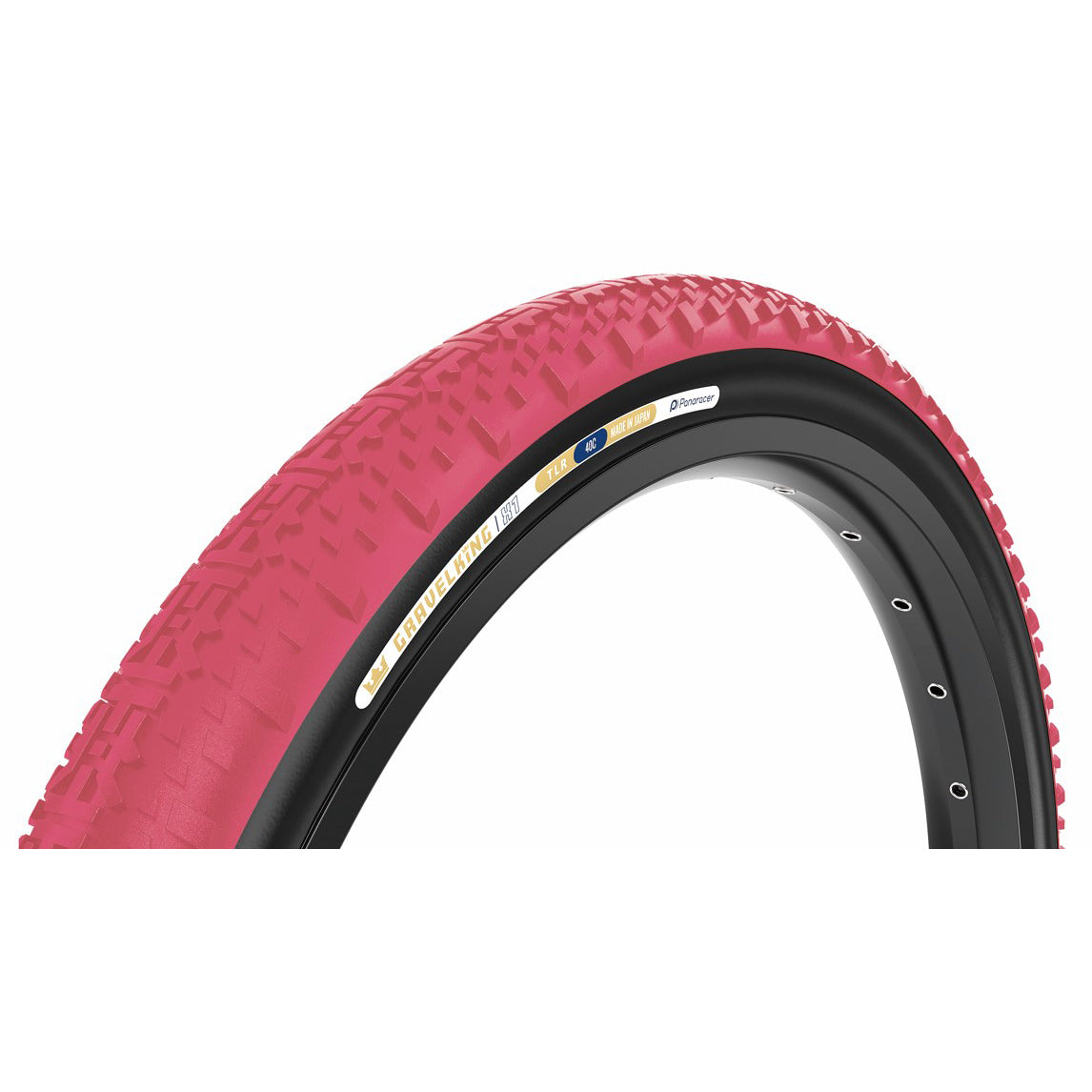 GravelKing X1 Tire, 700x45, TLC, Cranberry/Black NLA
