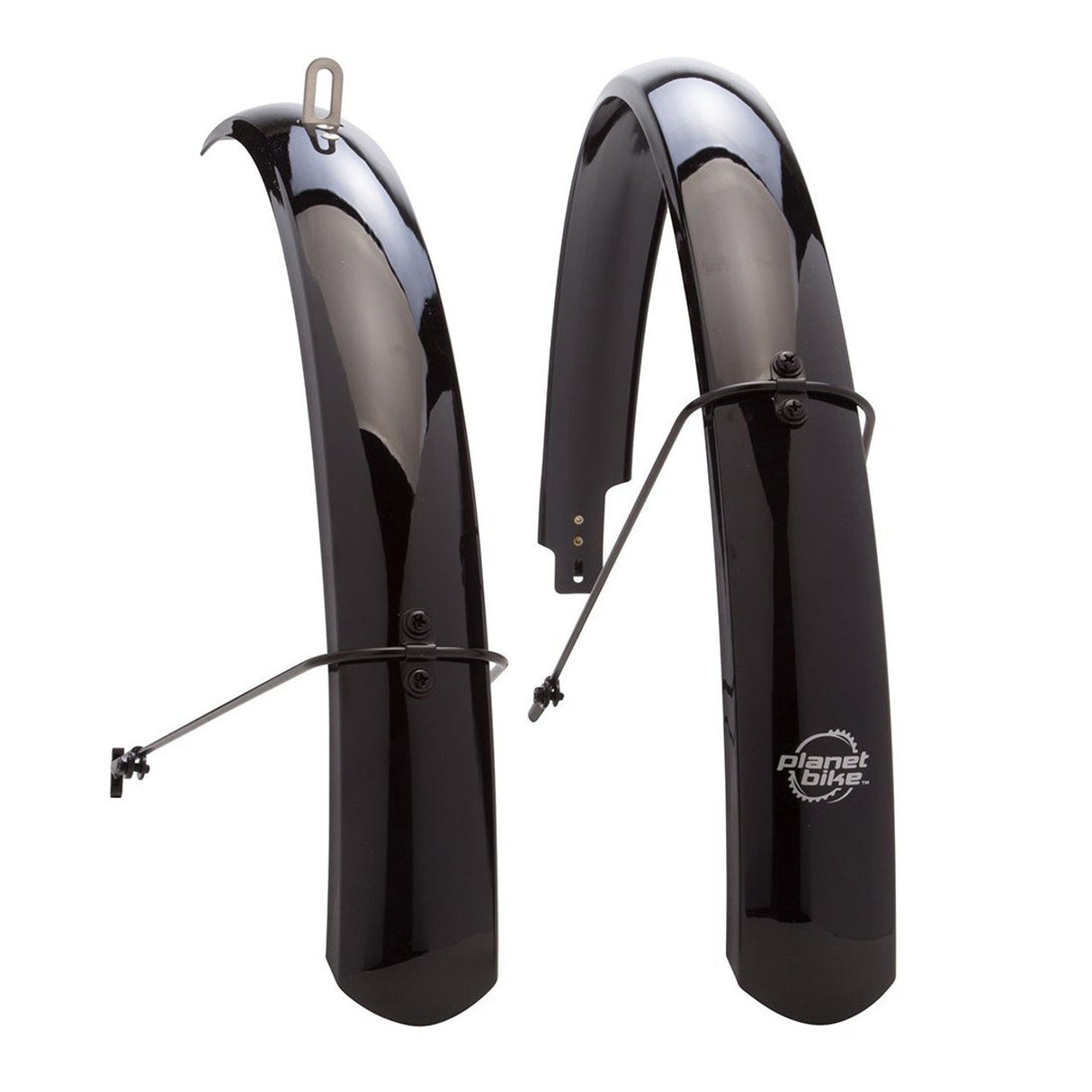 Full Circle Fender Set, Black, 26"