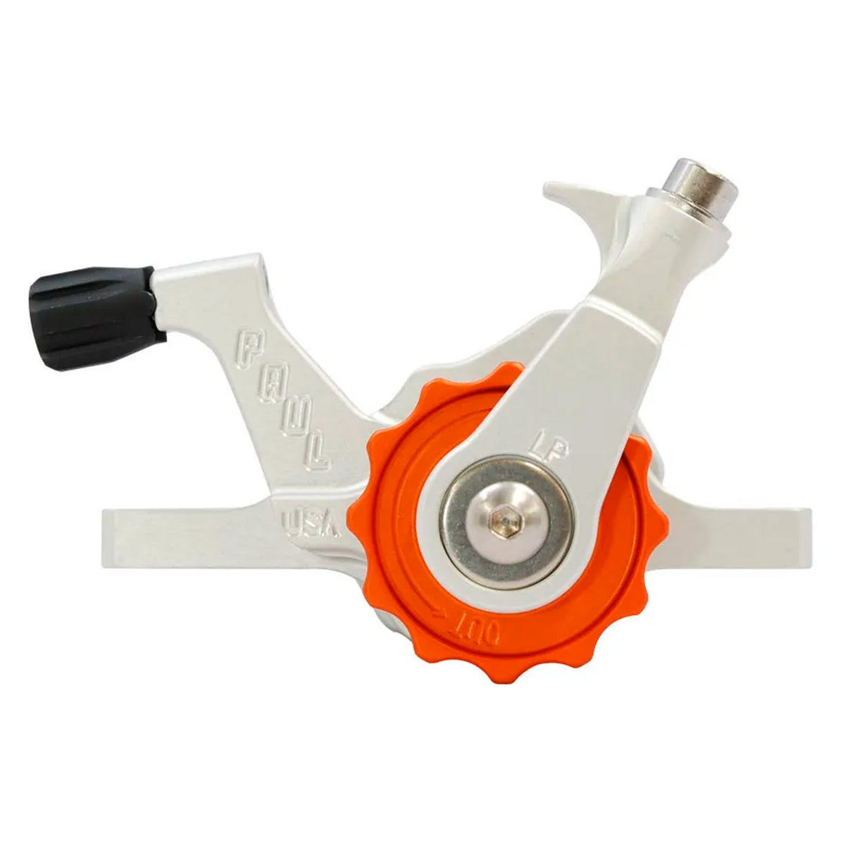 Klamper Disc Brake Caliper, Short-Pull, Silver/Org