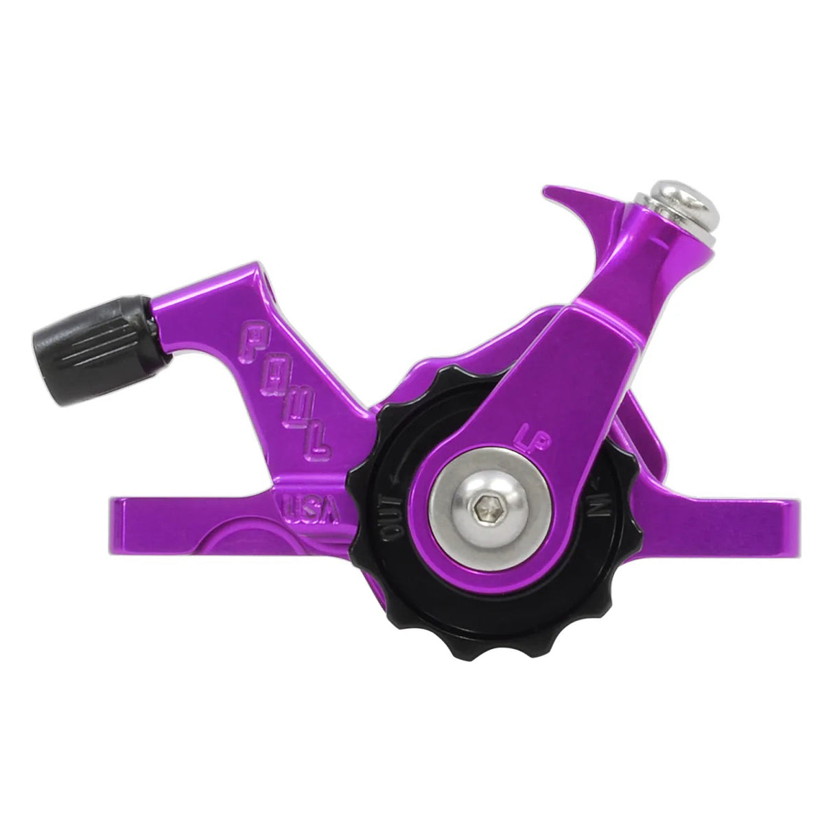 Klamper Disc Brake Caliper, Short-Pull, Purple/Black