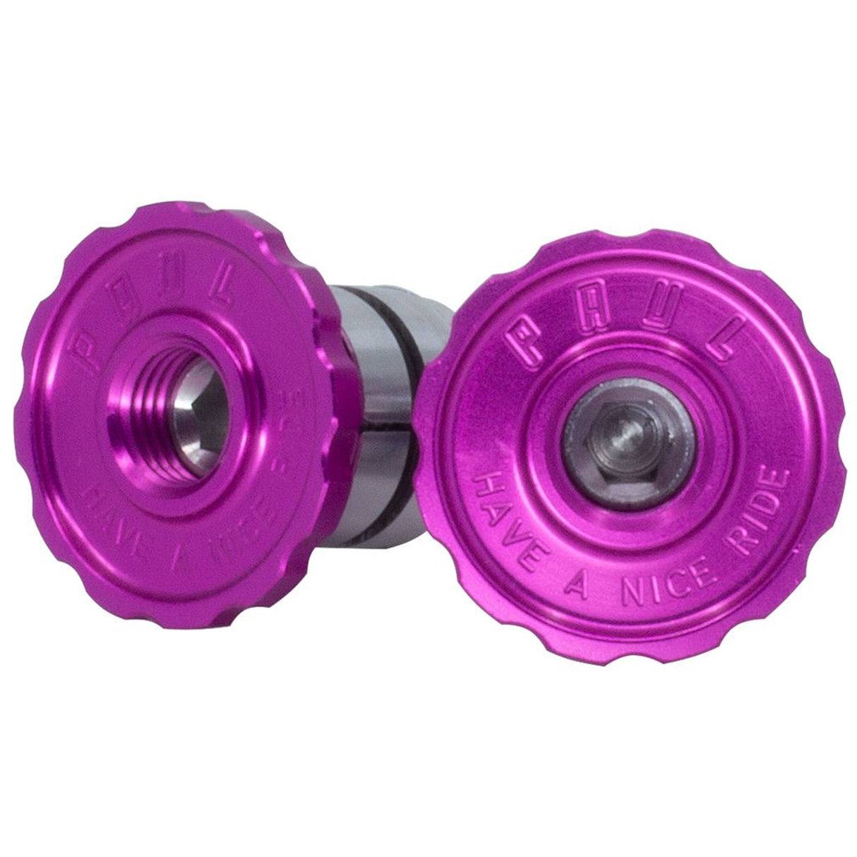 Aluminum Bar End Plug, Pink