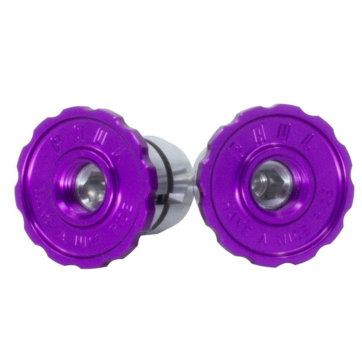 Aluminum Bar End Plug, Purple