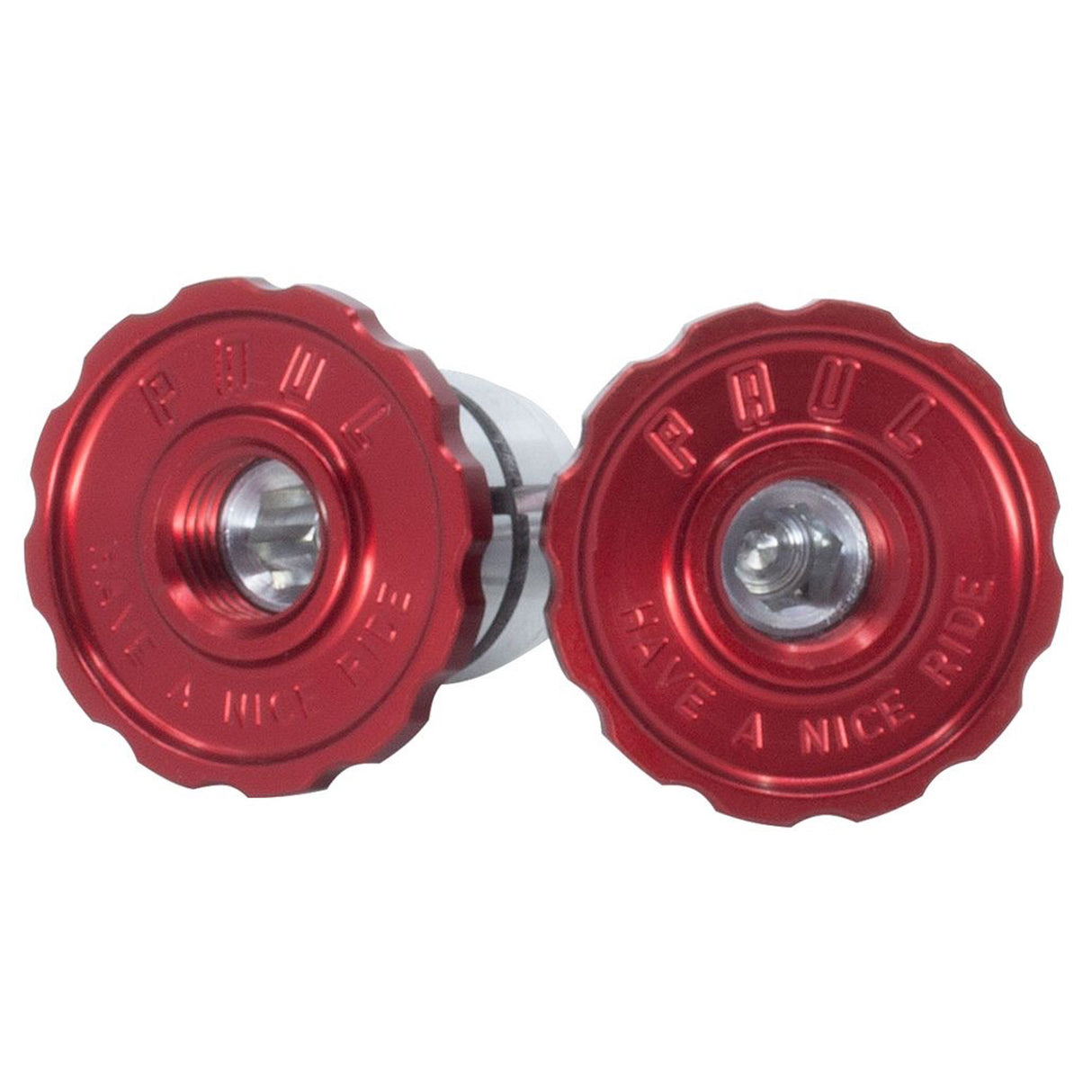 Aluminum Bar End Plug, Red