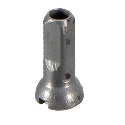 Secure Lock Alloy Nipple, 14g/12mm, Silver, 100/Count