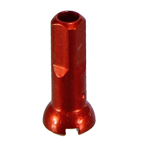 Secure Lock Alloy Nipple, 14g/14mm, Orange, 100/Count