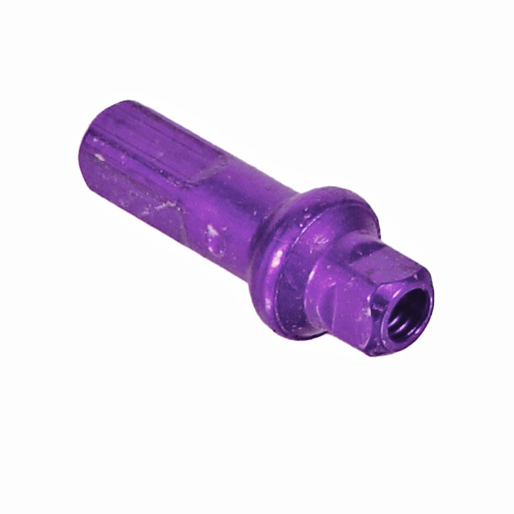 Double Square SL Alloy Nipple, 14g/16mm, Purple 100/C