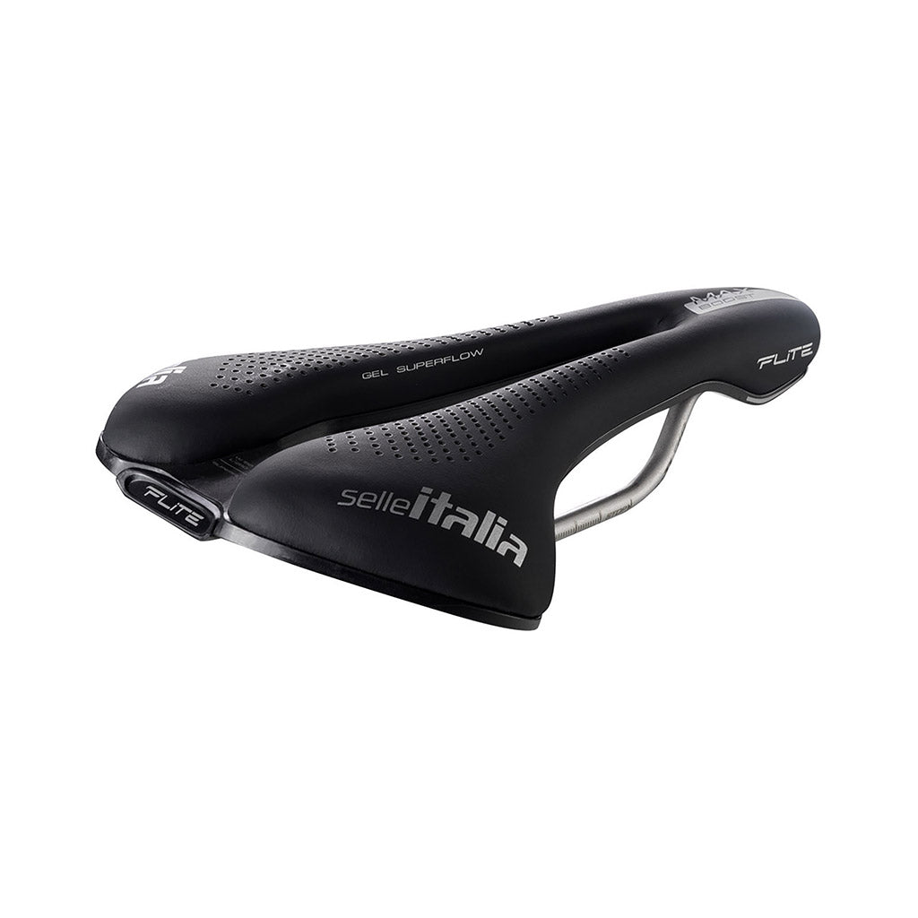 Max Flite Boost Gel Superflow Saddle, L3, Ti316, Black