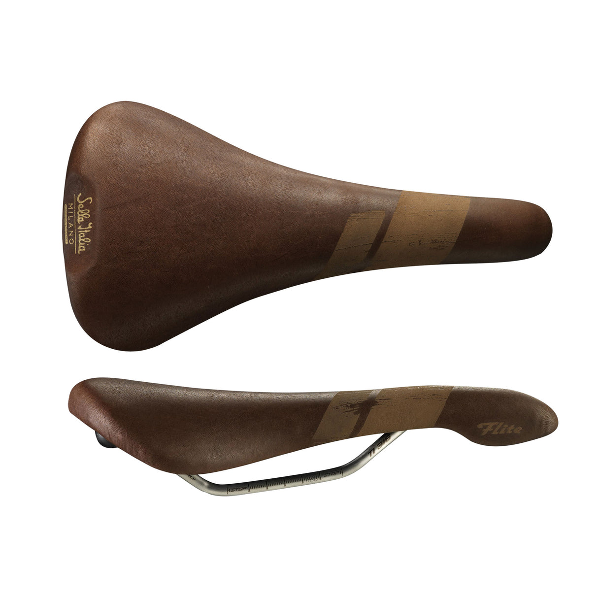 Flite Bullitt Saddle, L1, Ti316, Brown