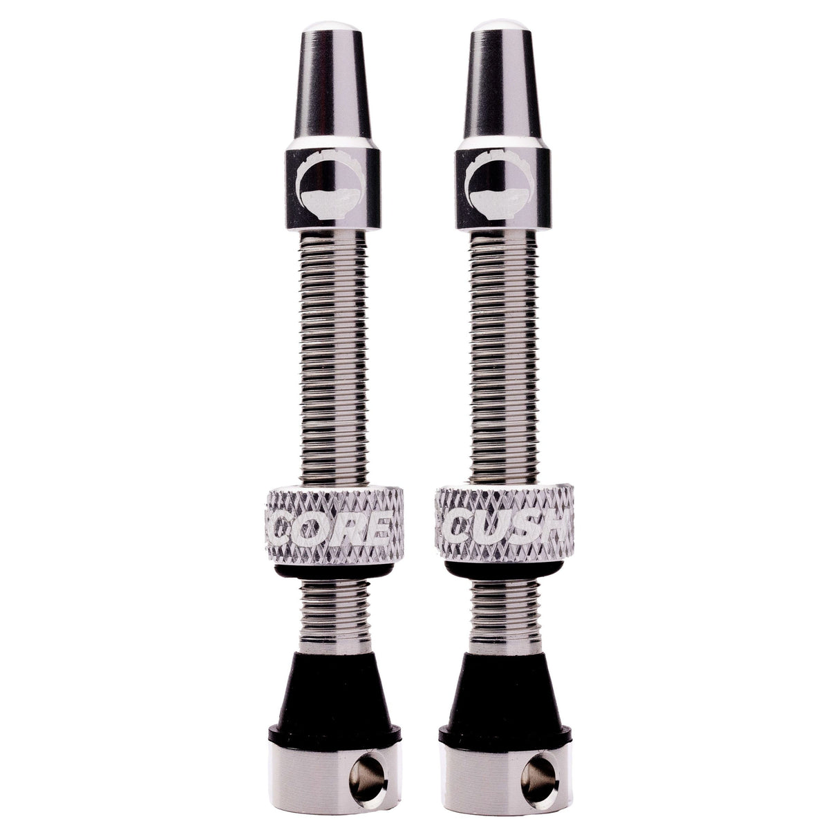 Air Valve, 55mm, Silver, Pair