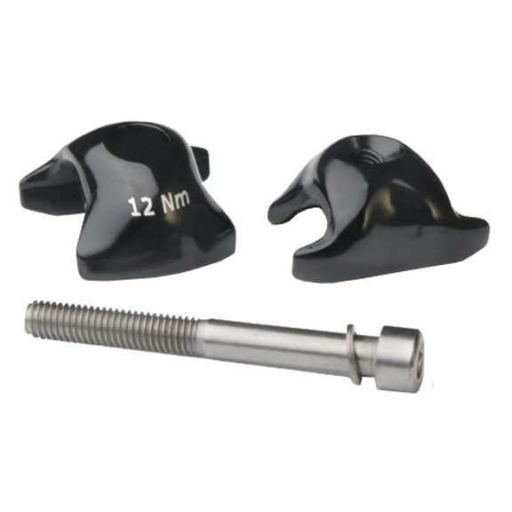 WCS Carbon 1-Bolt 7x9.6mm Rail, Clamp/Bolt Only