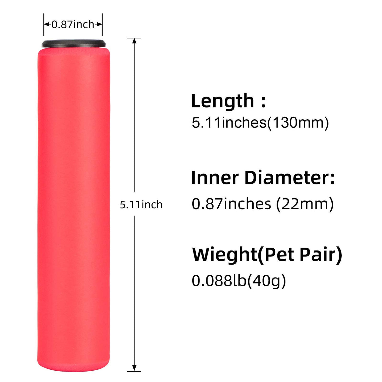 ROCKBROS Bike Foam Comfortable Shock Absorption Bike Handlebar Grips