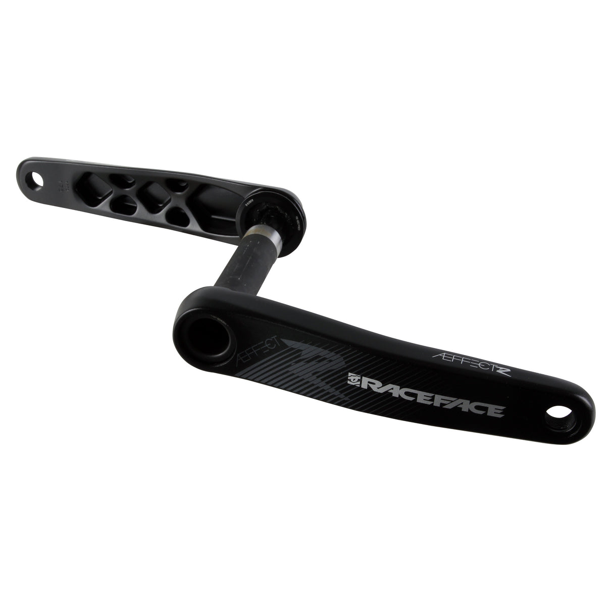 Aeffect-R Crank Arms (No BB), 165mm Black