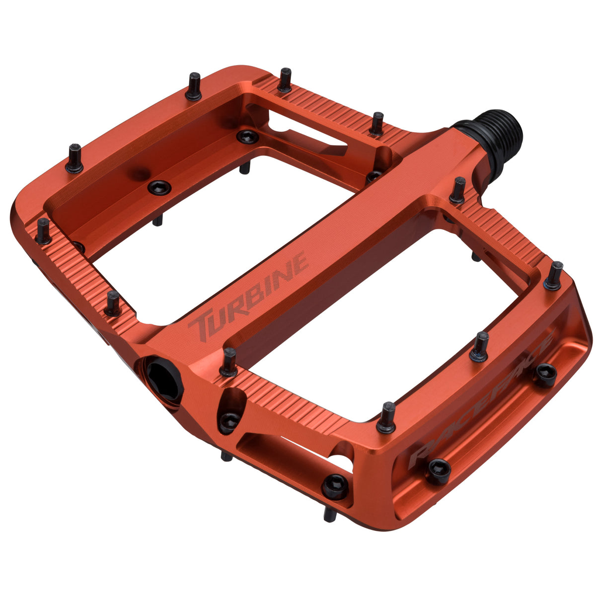 Turbine Pedals, Fox Orange