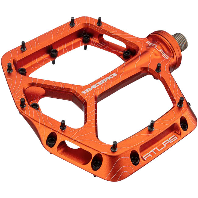Atlas Platform Pedals, Orange