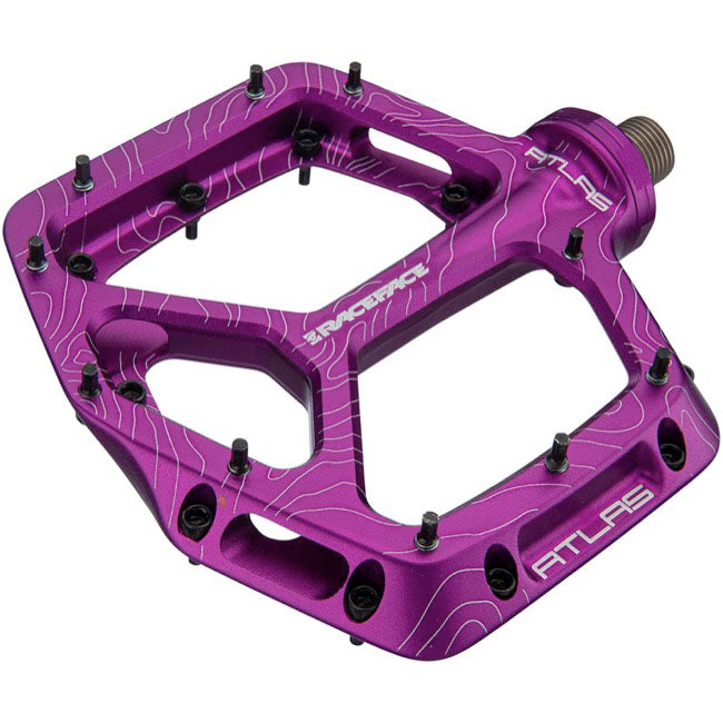 Atlas Platform Pedals, Purple
