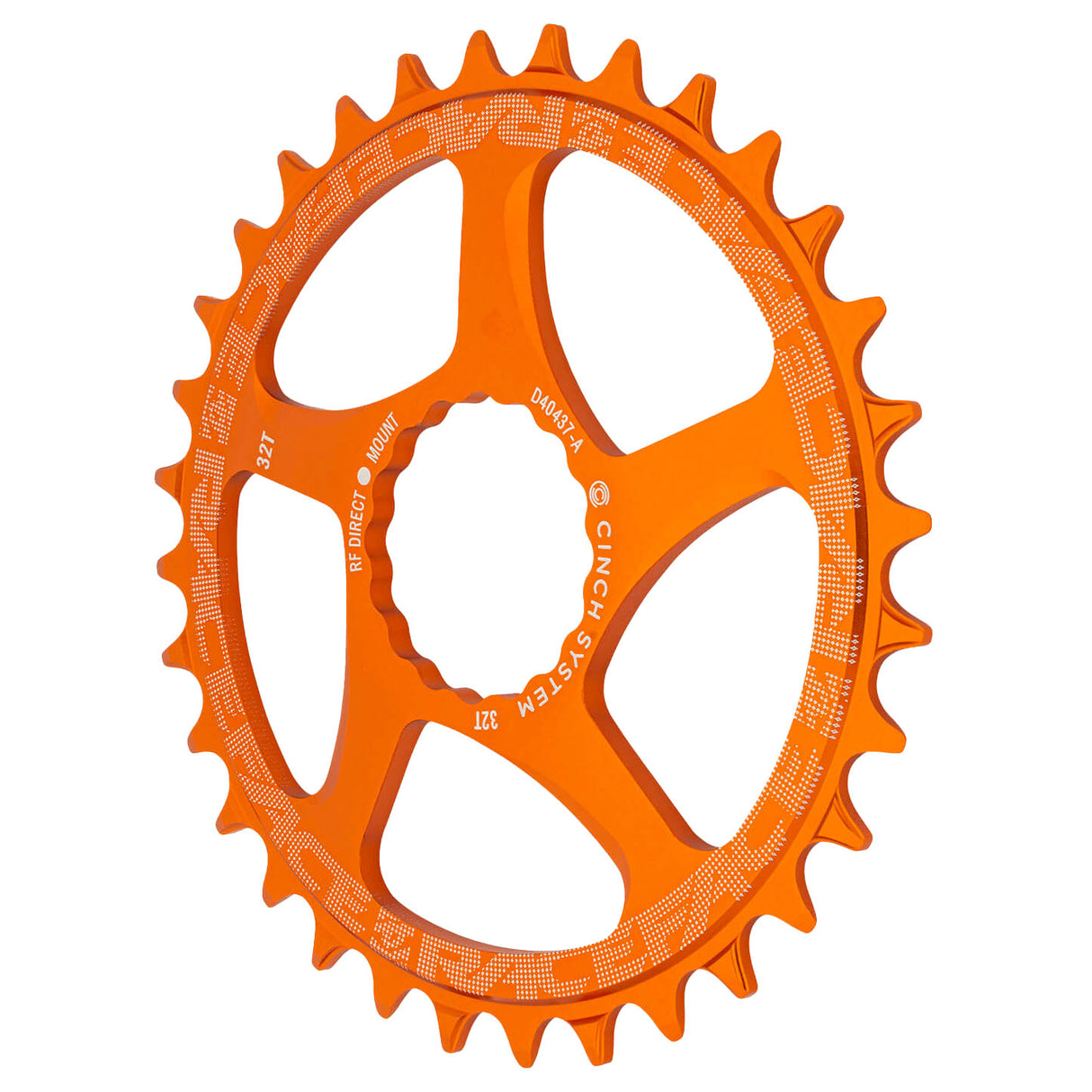 Cinch Direct Mount Chainring, 32T, Orange