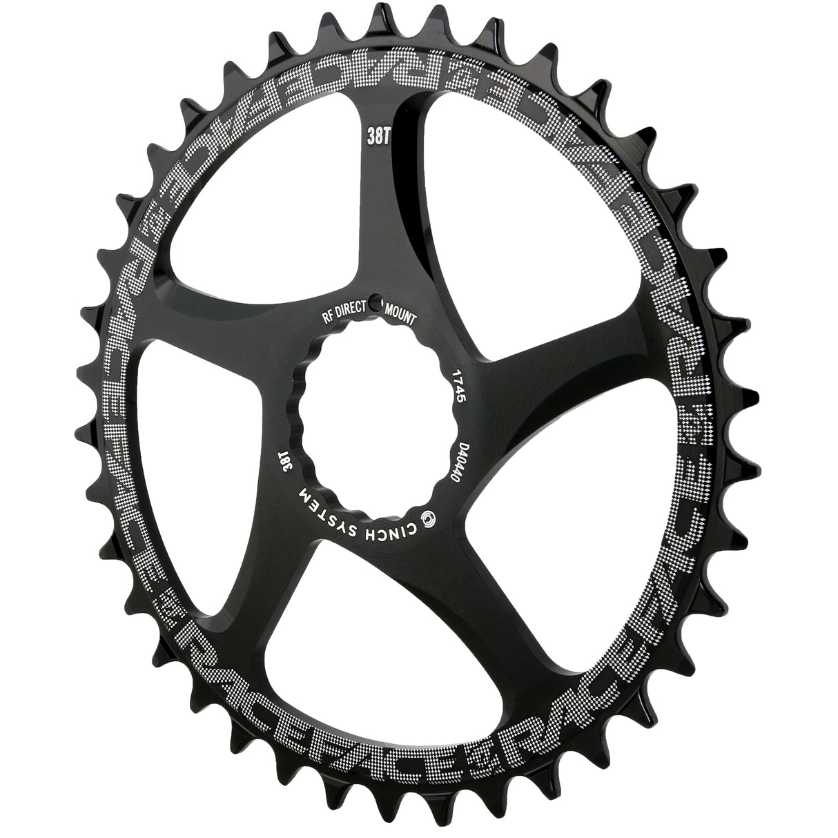 Cinch Direct Mount Chainring, 38T, Black