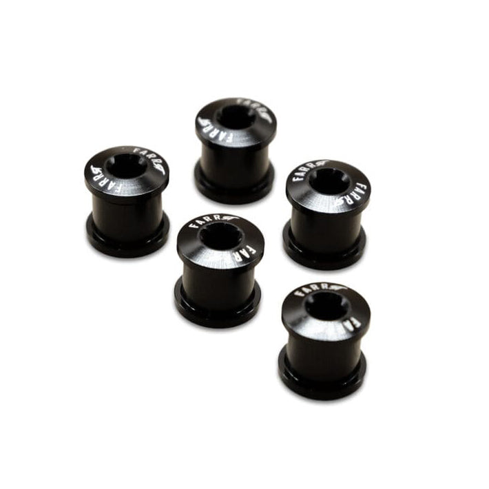 Alloy Torx Chainring Bolts, 5pc Set, Black