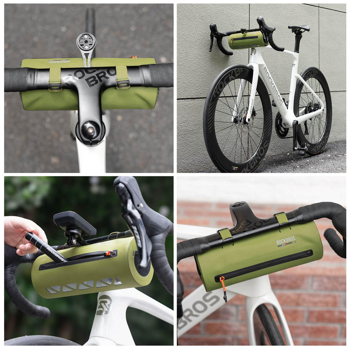 Road-to-Sky Bike Handlebar Bag 100% Waterproof 2L
