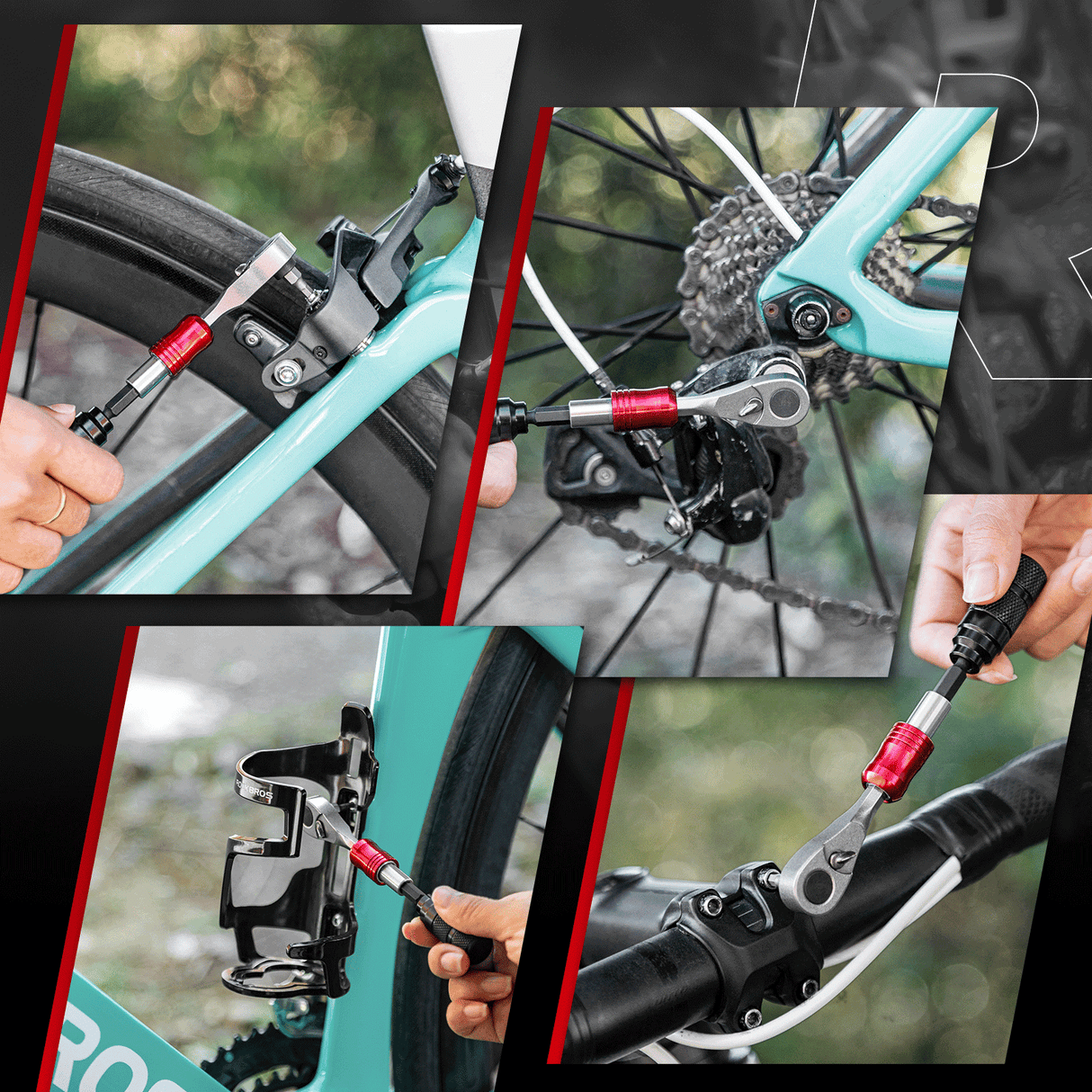 72-Tooth Bike Ratchet Wrench Set