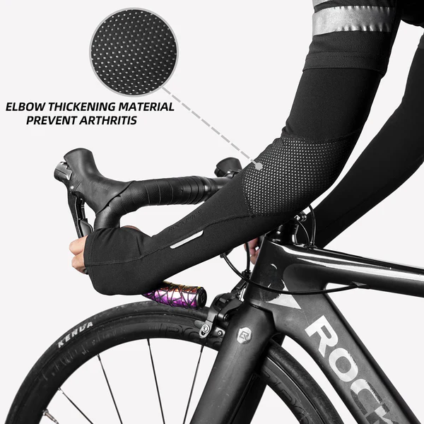 Cycling Arm Warmers Thermal Sleeves with Thumb Holes Unisex