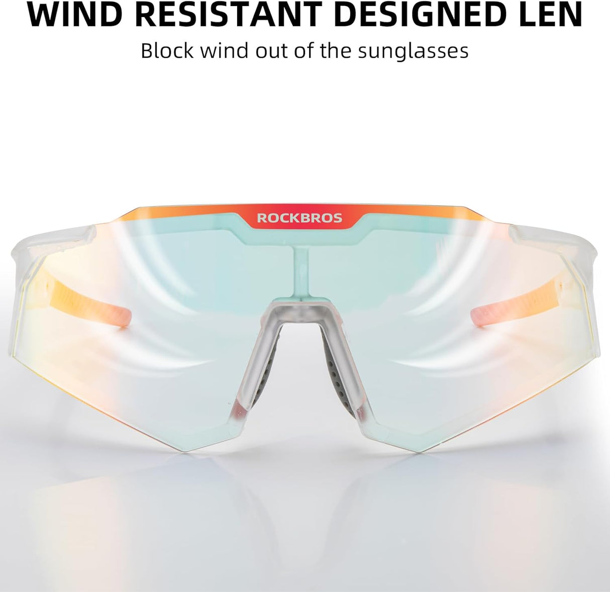 Half-Frame Photochromic Sports Sunglasses (UV400)