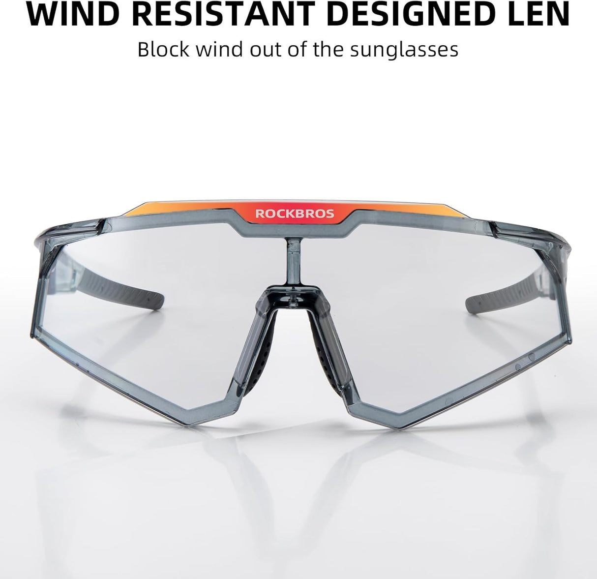 Half-Frame Photochromic Sports Sunglasses (UV400)
