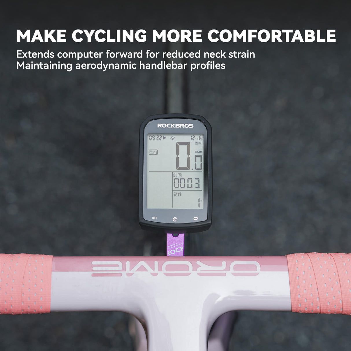 Integrated Handlebar Bike Computer Mount