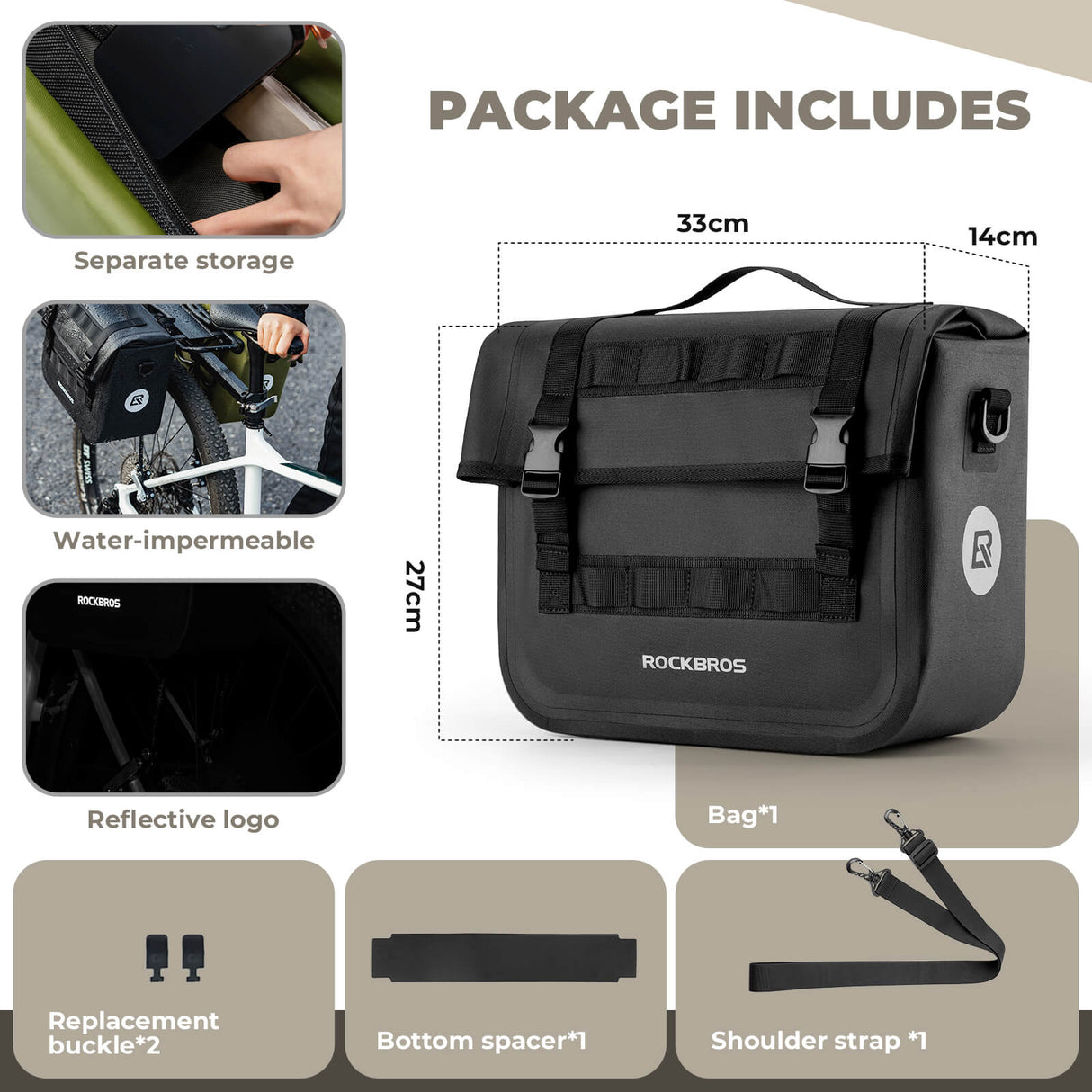 Bike Pannier - 9L