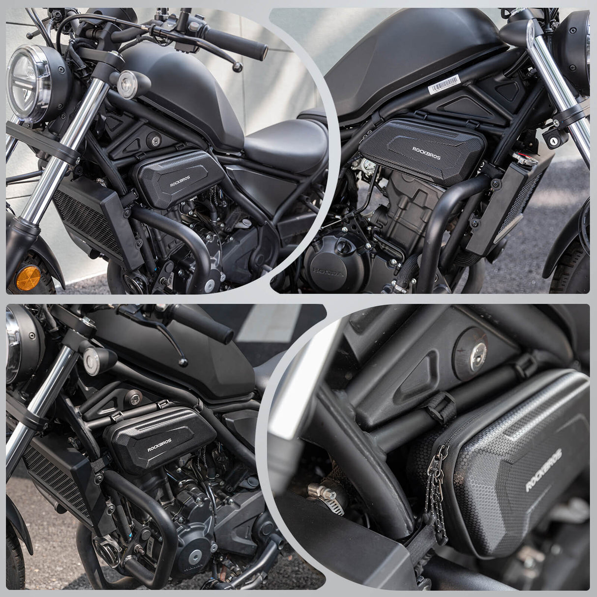 Motorcycle Triangle Side Bag