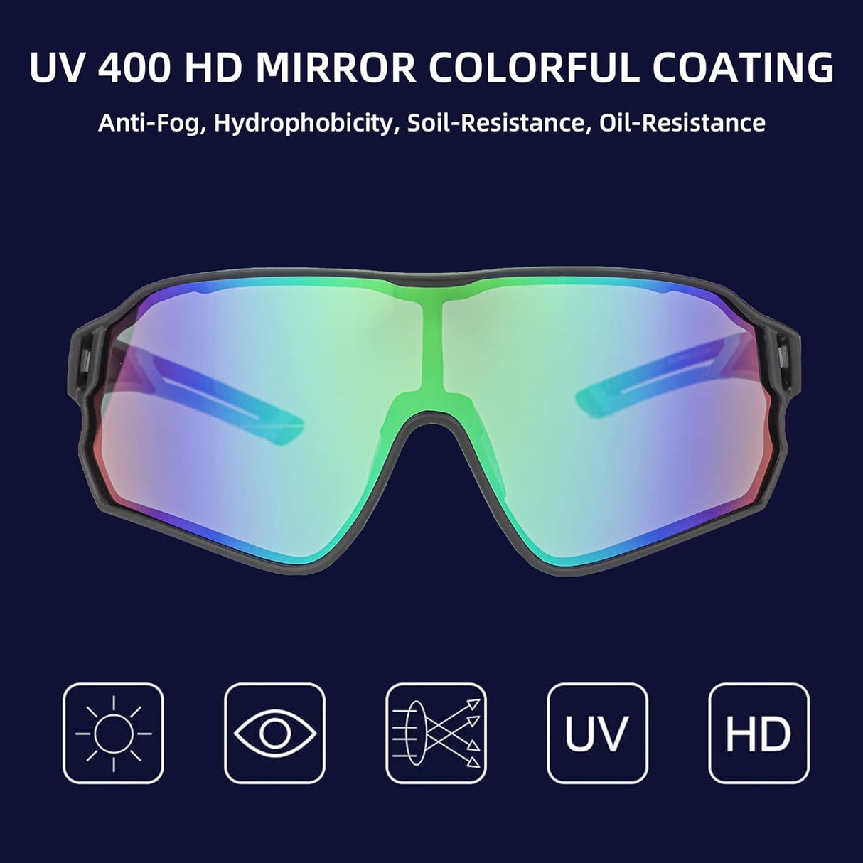 UV400 Polarized Sunglasses for Cycling