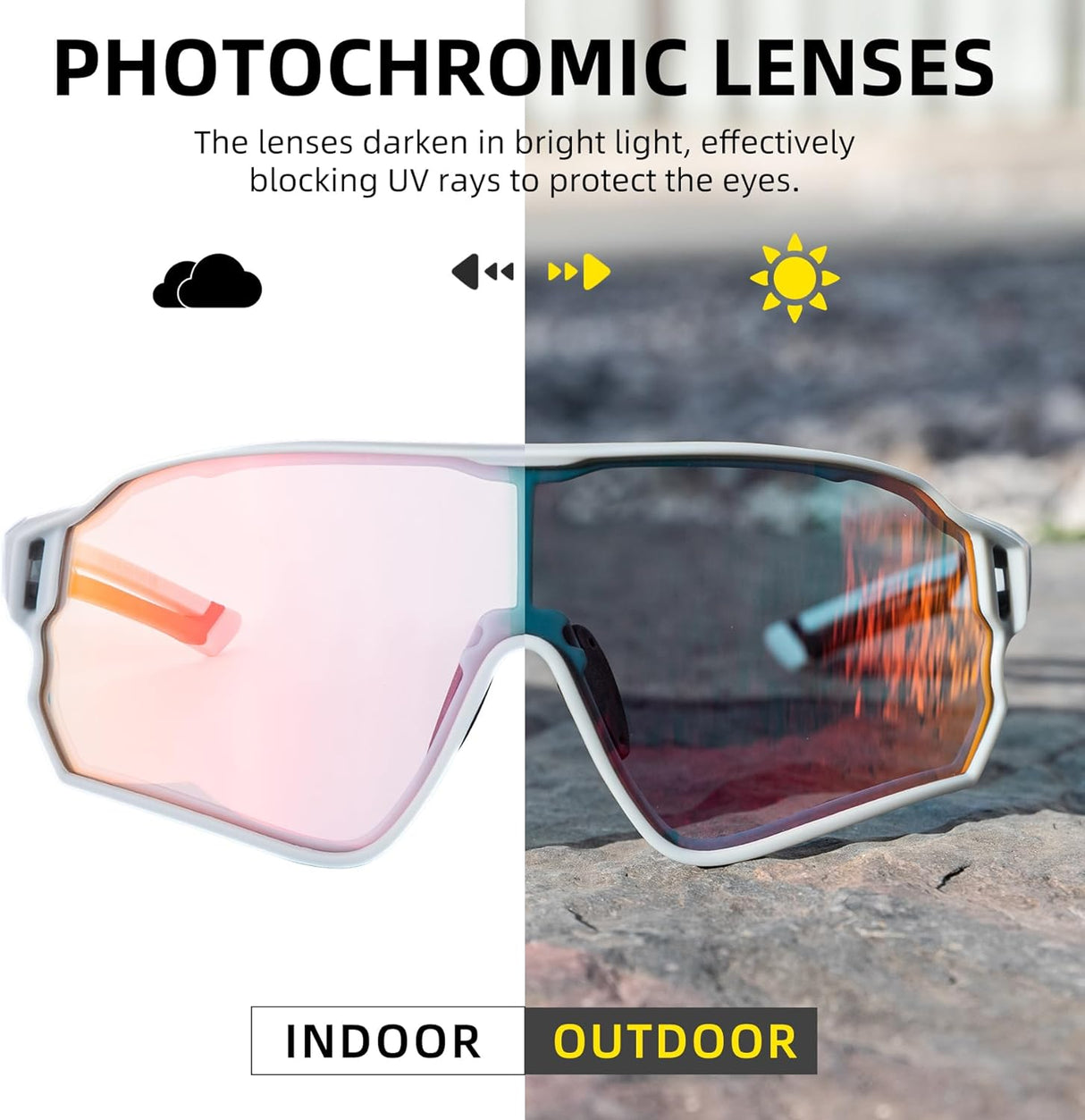 UV400 Polarized Sunglasses for Cycling