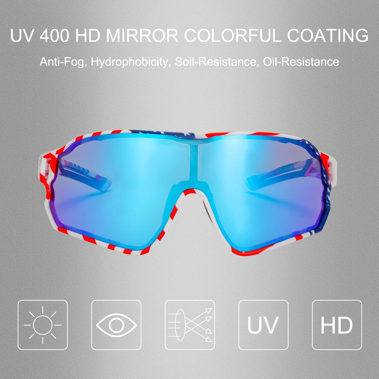 UV400 Polarized Sunglasses for Cycling