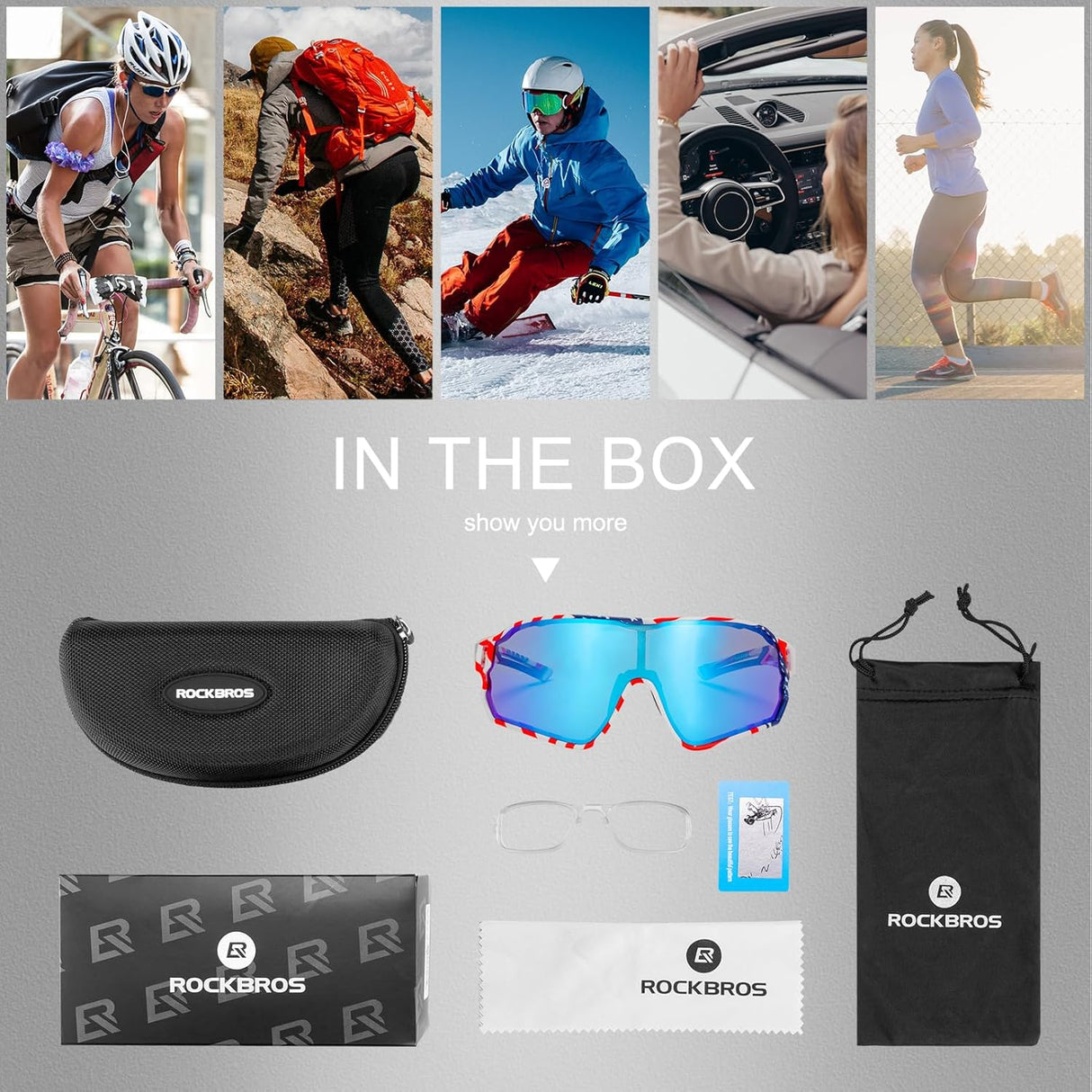 UV400 Polarized Sunglasses for Cycling