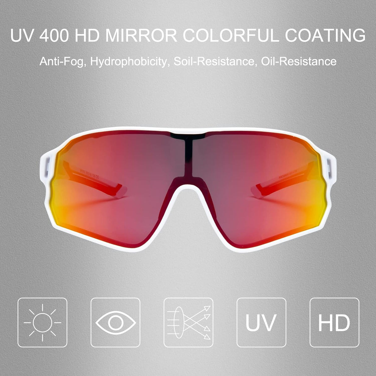 UV400 Polarized Sunglasses for Cycling