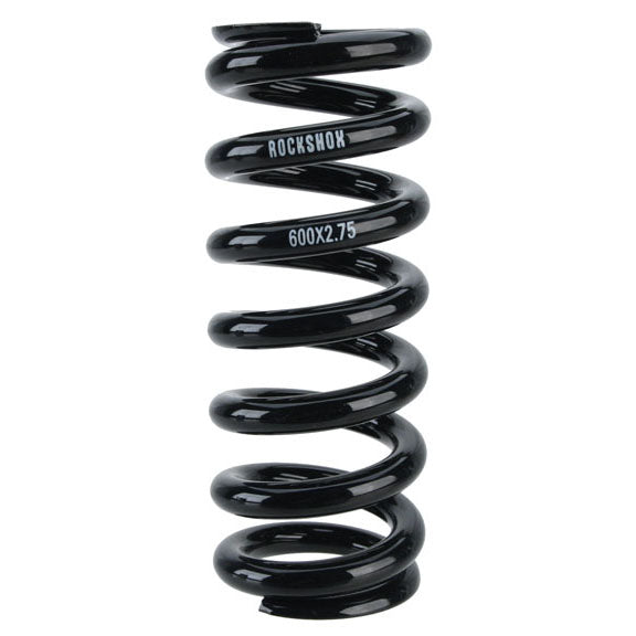 Steel Coil Spring (S), 2.50/2.75" x 600#, Black