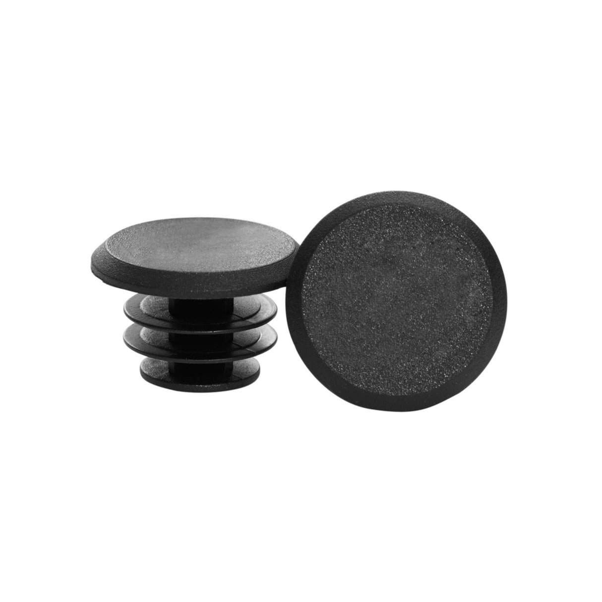 Bar End Plugs, Pair, Black