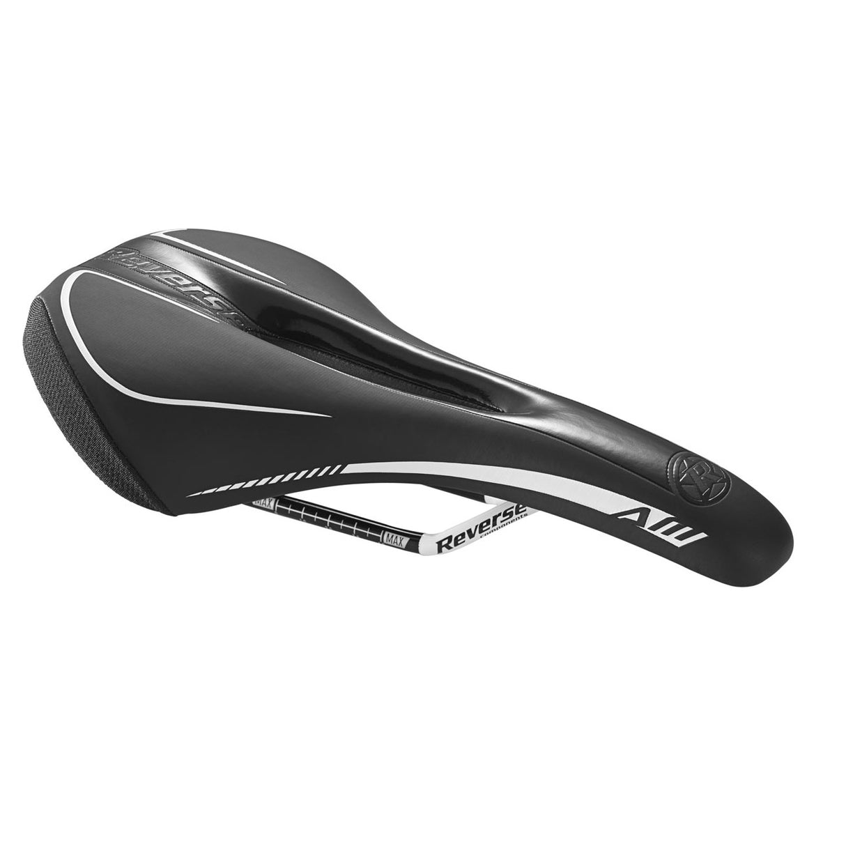AM Ergo Saddle, Black/White NLS