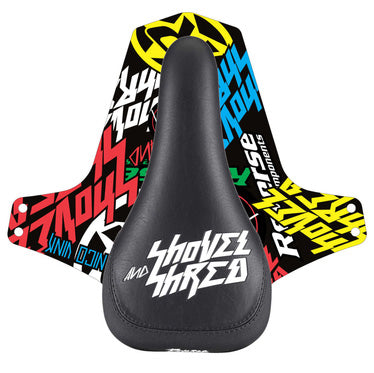 Nico Vink Shovel and Shred Saddle, Black/White NLS